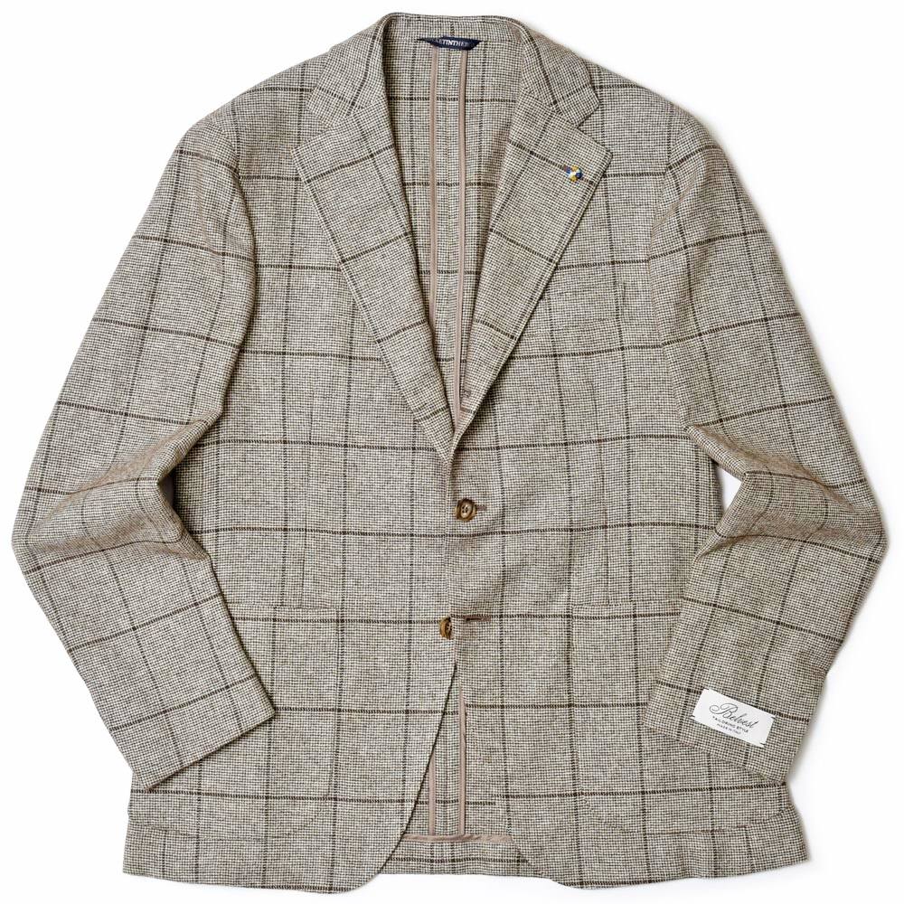 Belvest（ベルベスト） ヤクウールオーバーチェック3Bジャケット JACKET IN THE BOX G10307-23928