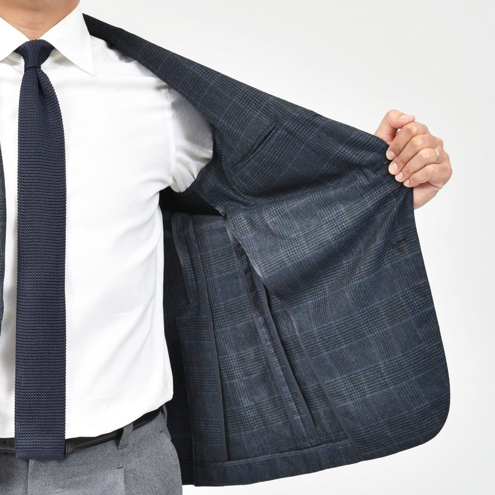 Belvest（ベルベスト） カシミアライトツィードタータンチェック3Bジャケット JACKET IN THE BOX G10307-22222/GJ
