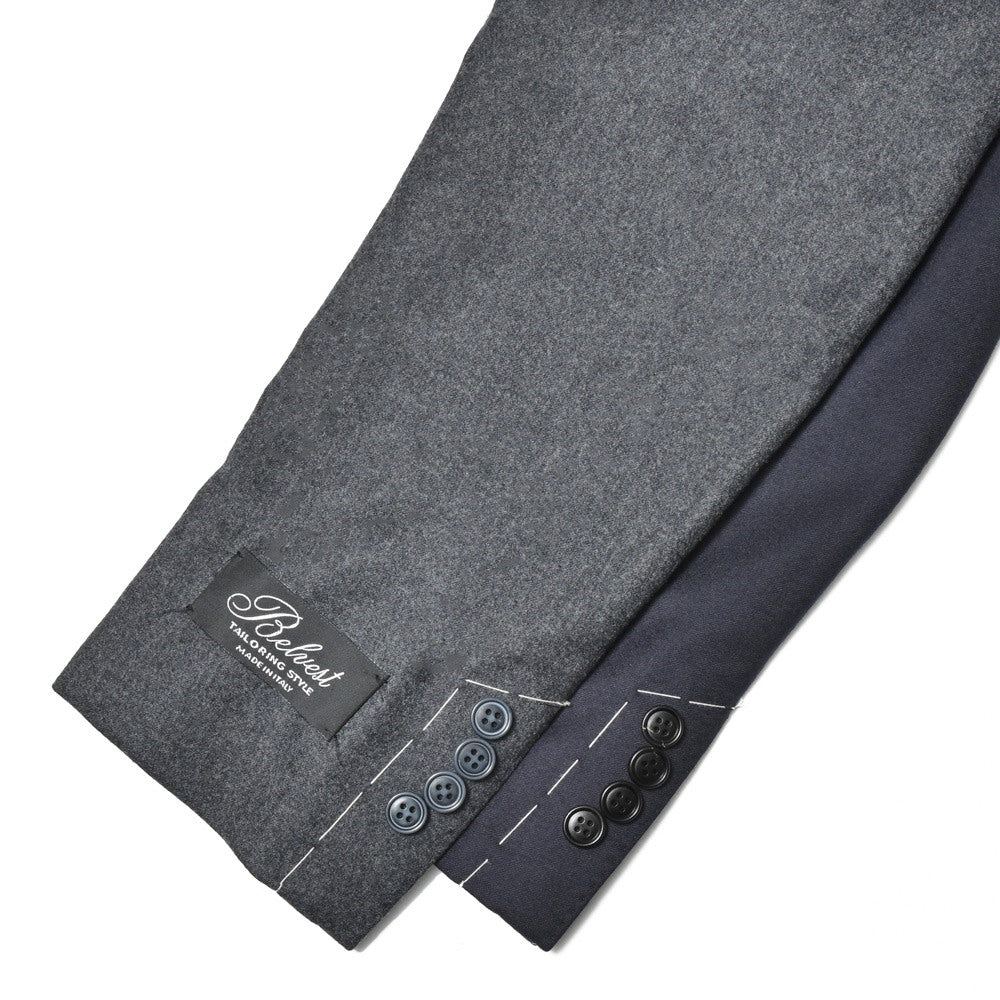 Belvest（ベルベスト） SUPER120'sウールサキソニー3B1プリーツスーツ A305S-467/GJ
