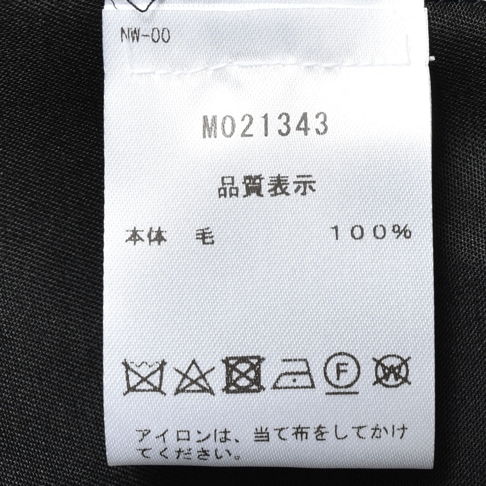 moncao（モンサオ） ウールジャージ1Pシャーリングテーパードパンツ M021343