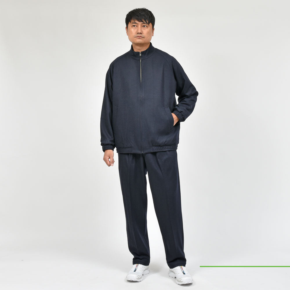 moncao（モンサオ） ウールジャージジップブルゾン M021347