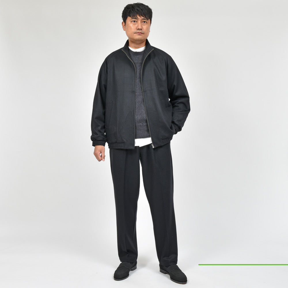 moncao（モンサオ） ウールジャージジップブルゾン M021347