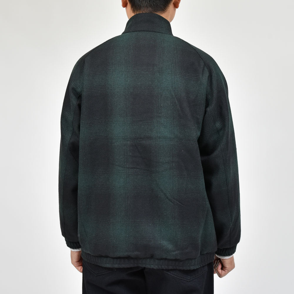 moncao（モンサオ） ウールチェックジップブルゾン M021347-C　