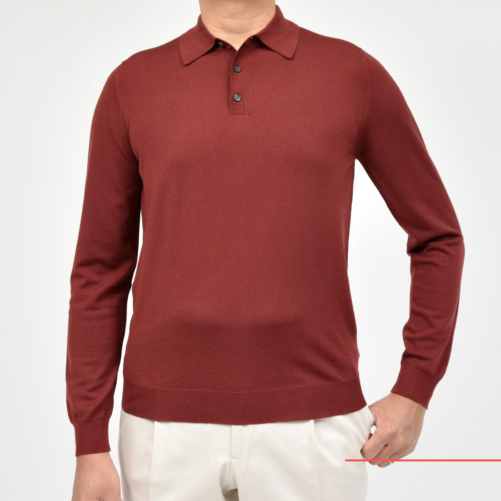 ZANONE（ザノーネ） ハイゲージストレッチウールニットポロ POLO ML/SLIM FIT/810102/Z0290/25400