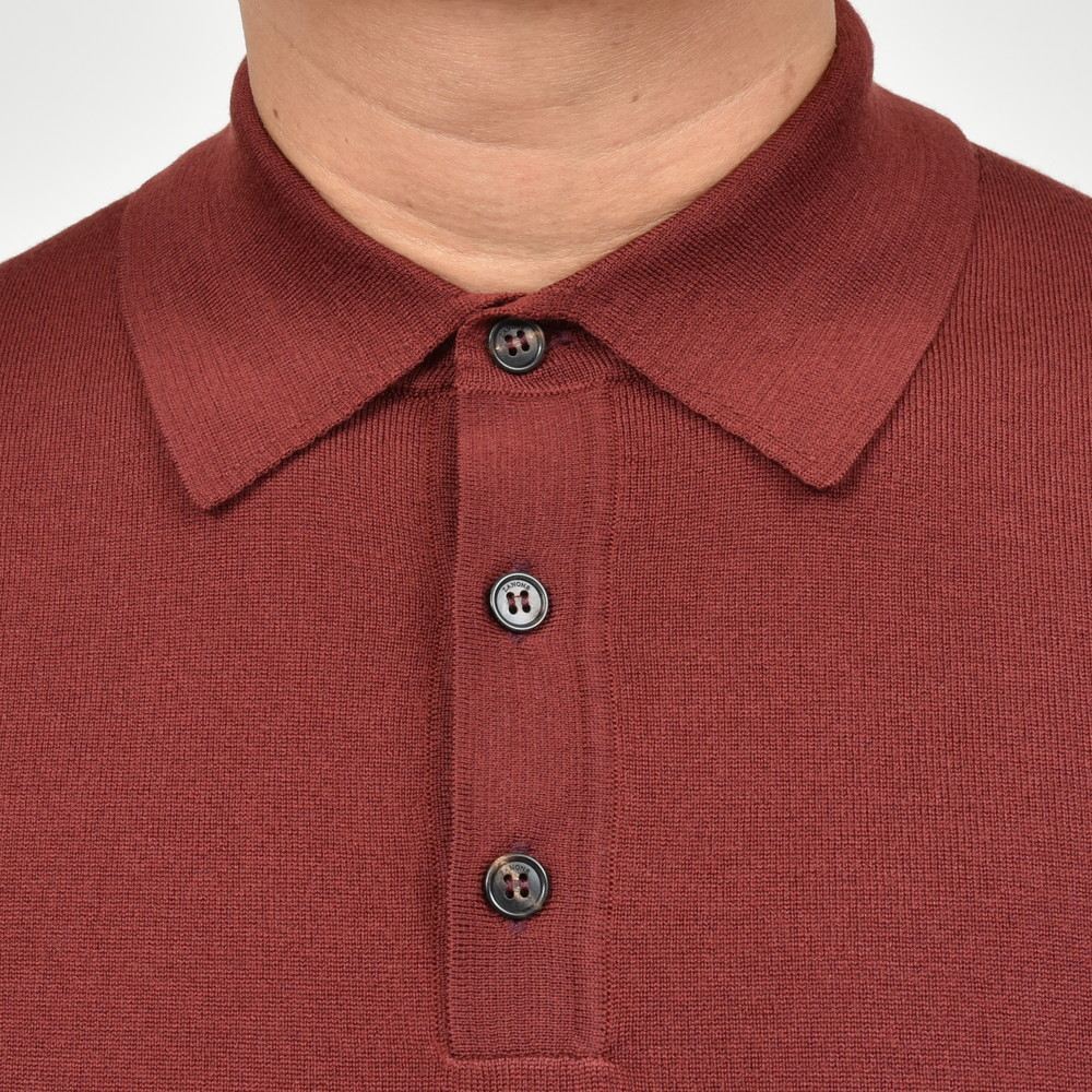 ZANONE（ザノーネ） ハイゲージストレッチウールニットポロ POLO ML/SLIM FIT/810102/Z0290/25400