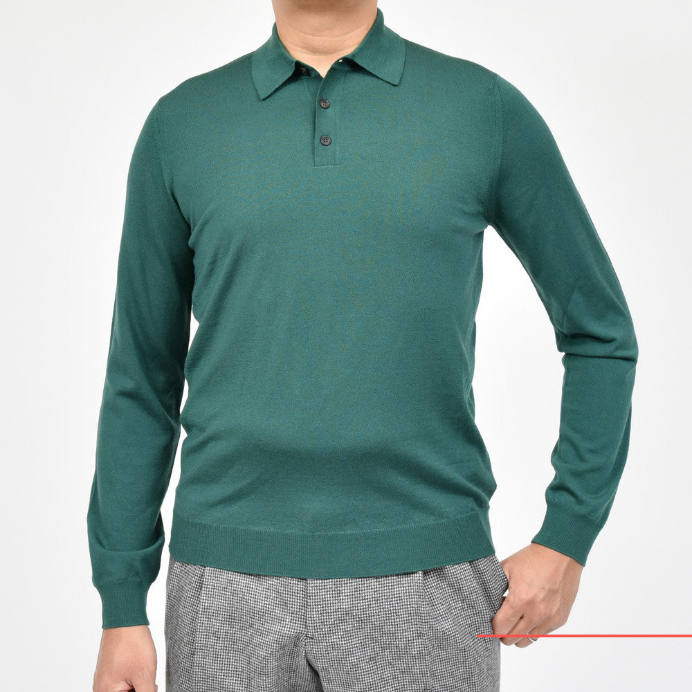 ZANONE（ザノーネ） ハイゲージストレッチウールニットポロ POLO ML/SLIM FIT/810102/Z0290/25400
