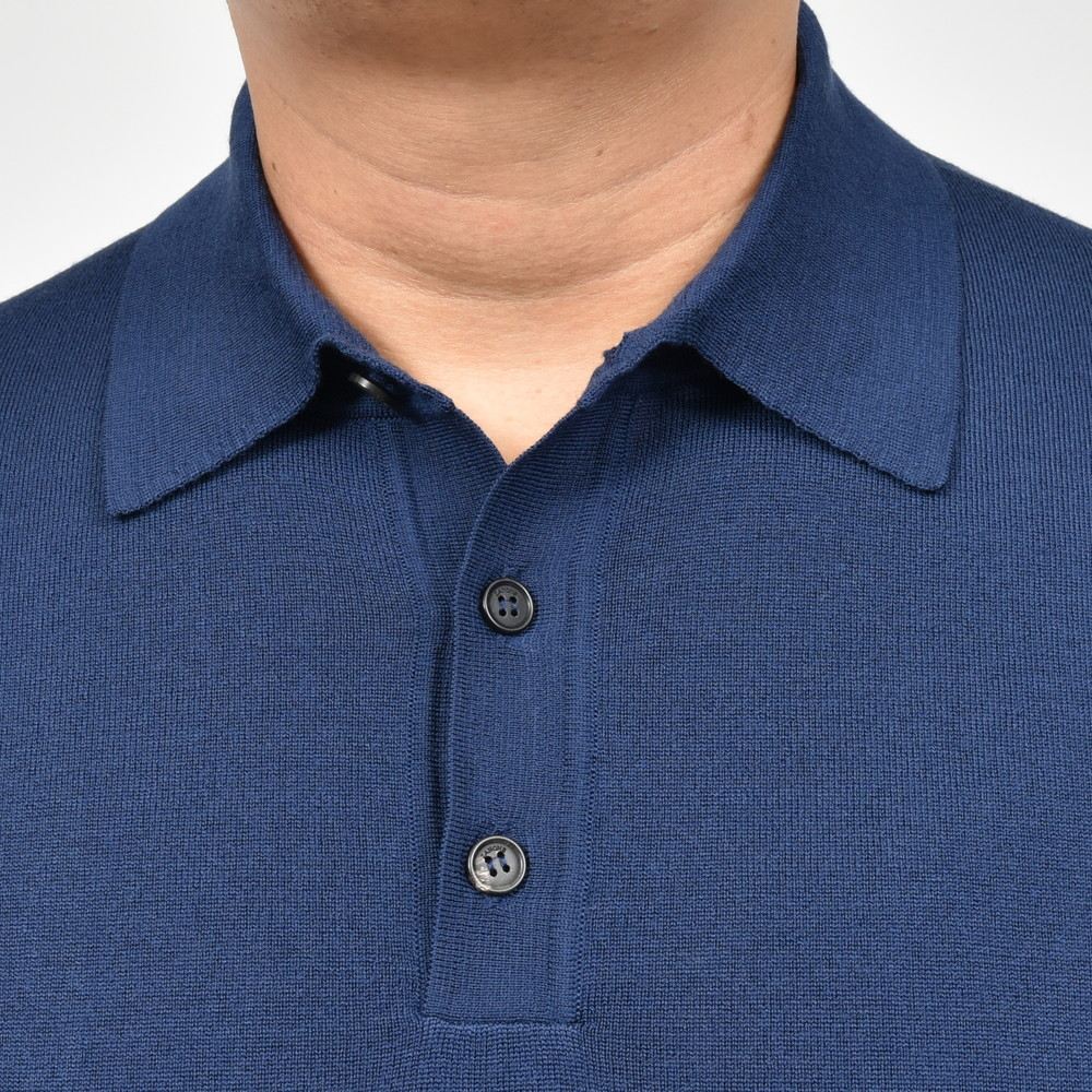 ZANONE（ザノーネ） ハイゲージストレッチウールニットポロ POLO ML/SLIM FIT/810102/Z0290/25400