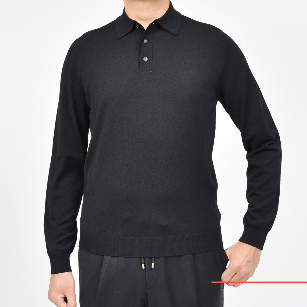 ZANONE（ザノーネ） ハイゲージストレッチウールニットポロ POLO ML/SLIM FIT/810102/Z0290/25400