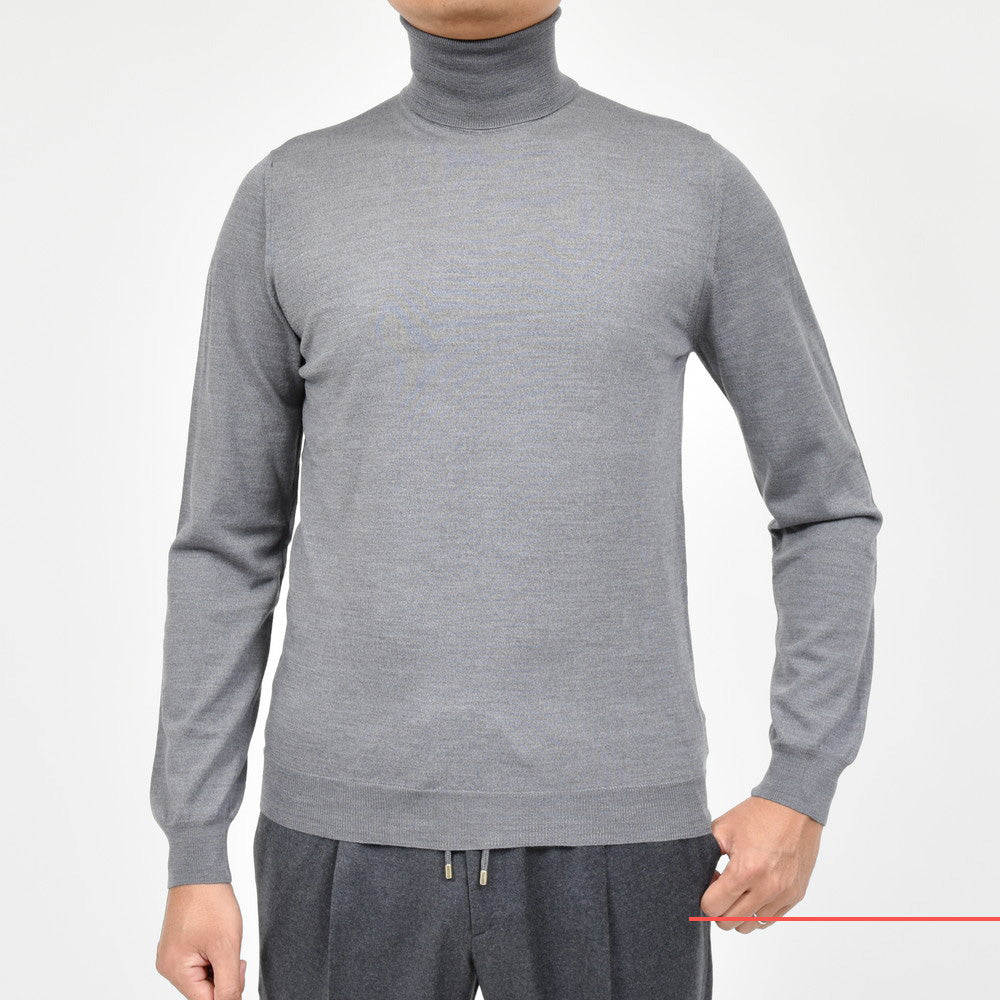 ZANONE（ザノーネ） ハイゲージストレッチウールタートルネックニット DV/SLIM FIT/810105/Z0290/25414