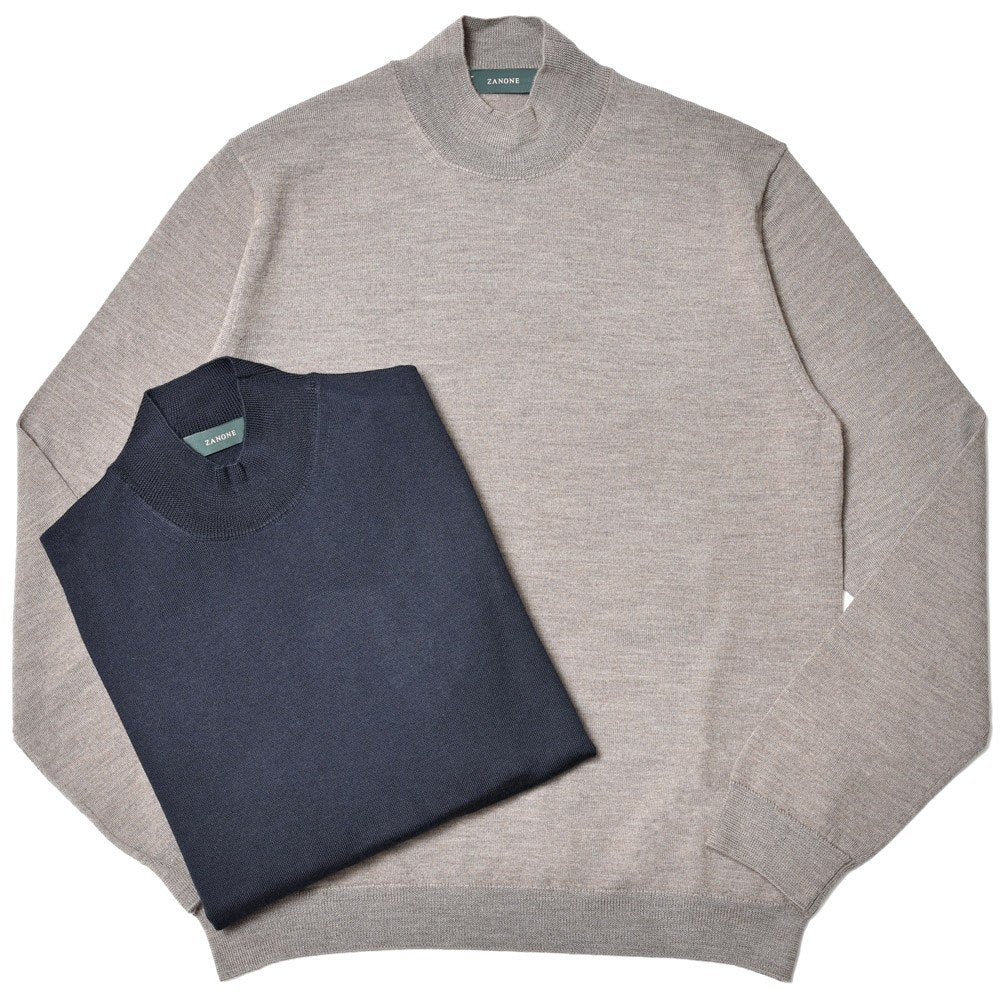 ZANONE（ザノーネ） ハイゲージウールモックネックニット LUPETTO/SLIM FIT/810108/ZR274/25424