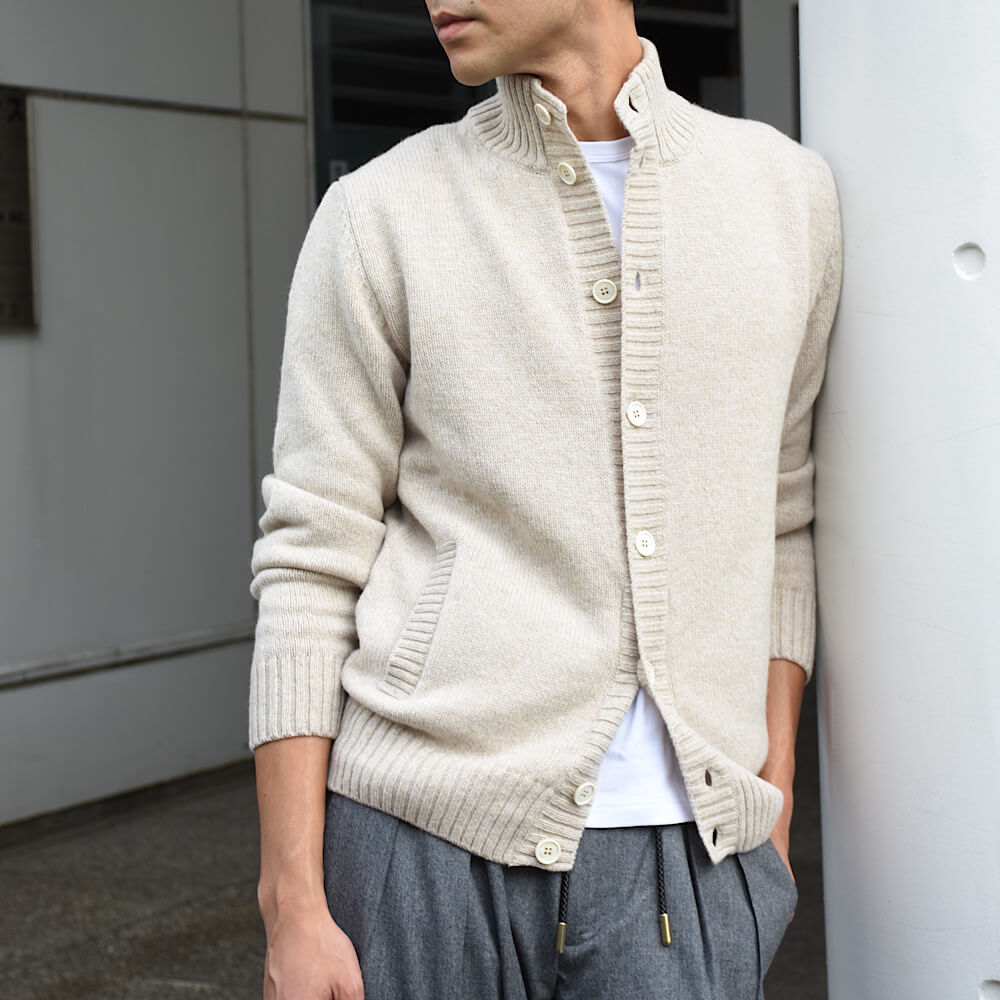 ザノーネ / ニット ブルゾン/CHIOTO(WOOL GEELONG)/810100 ZN233