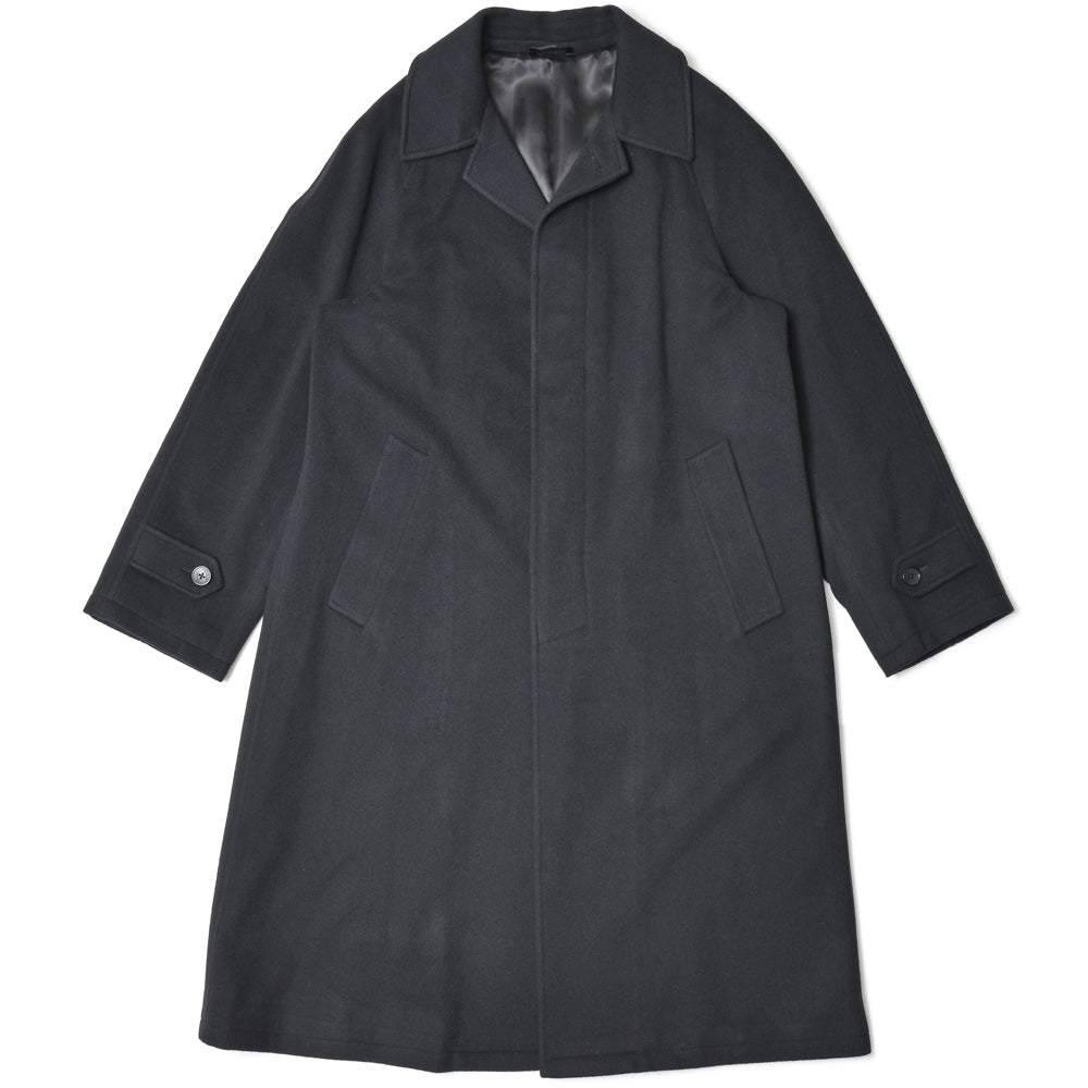 Belvest（ベルベスト） ウールフランネルバルカラーコート PT117C-23614