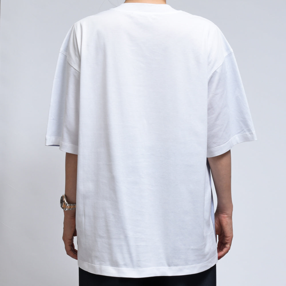 MARNI(マルニ)<BR>THJET49QX/UTC017 オーガニックコットン パディングロゴ バイカラーS/Sカットソー