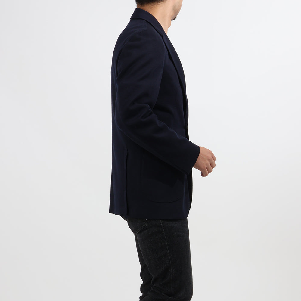 ガボ / ウールジャージー 3つボタン ジャケット(Loro Piana Fabric)/T24280/ネイビー