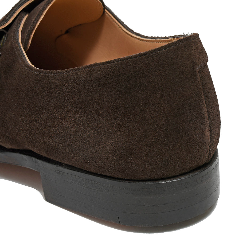 Crockett＆Jones クロケットアンドジョーンズ COMPTON コンプトン カーフスエード モンクストラップ シューズ