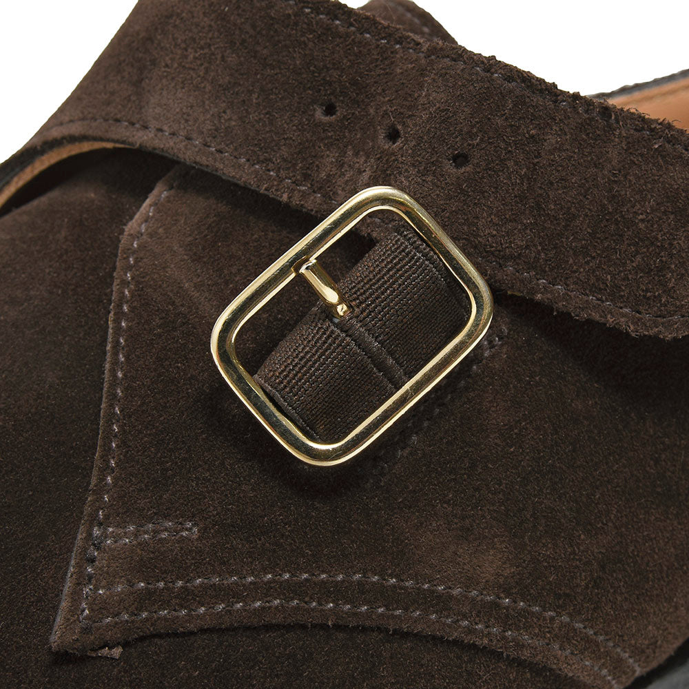 Crockett＆Jones クロケットアンドジョーンズ COMPTON コンプトン カーフスエード モンクストラップ シューズ