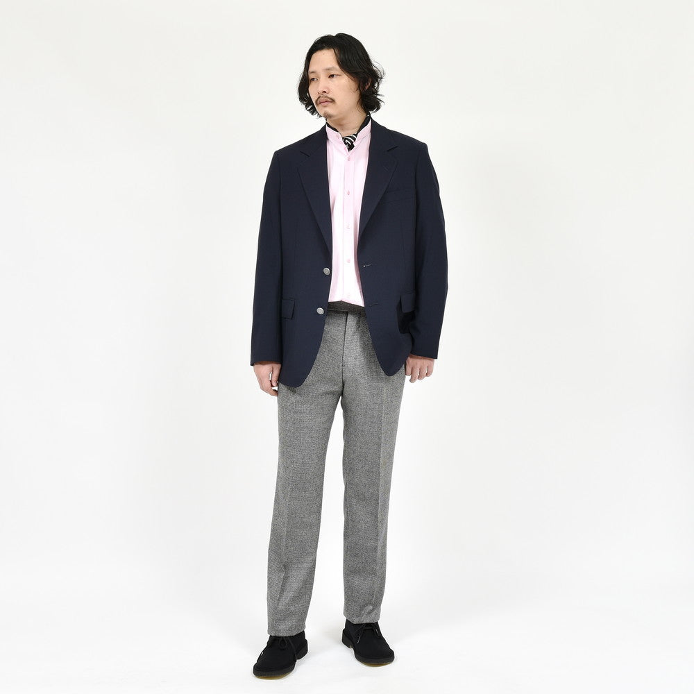 garoh（ガロウ） garoh shirts02 コットンブロードバンドカラーシャツ