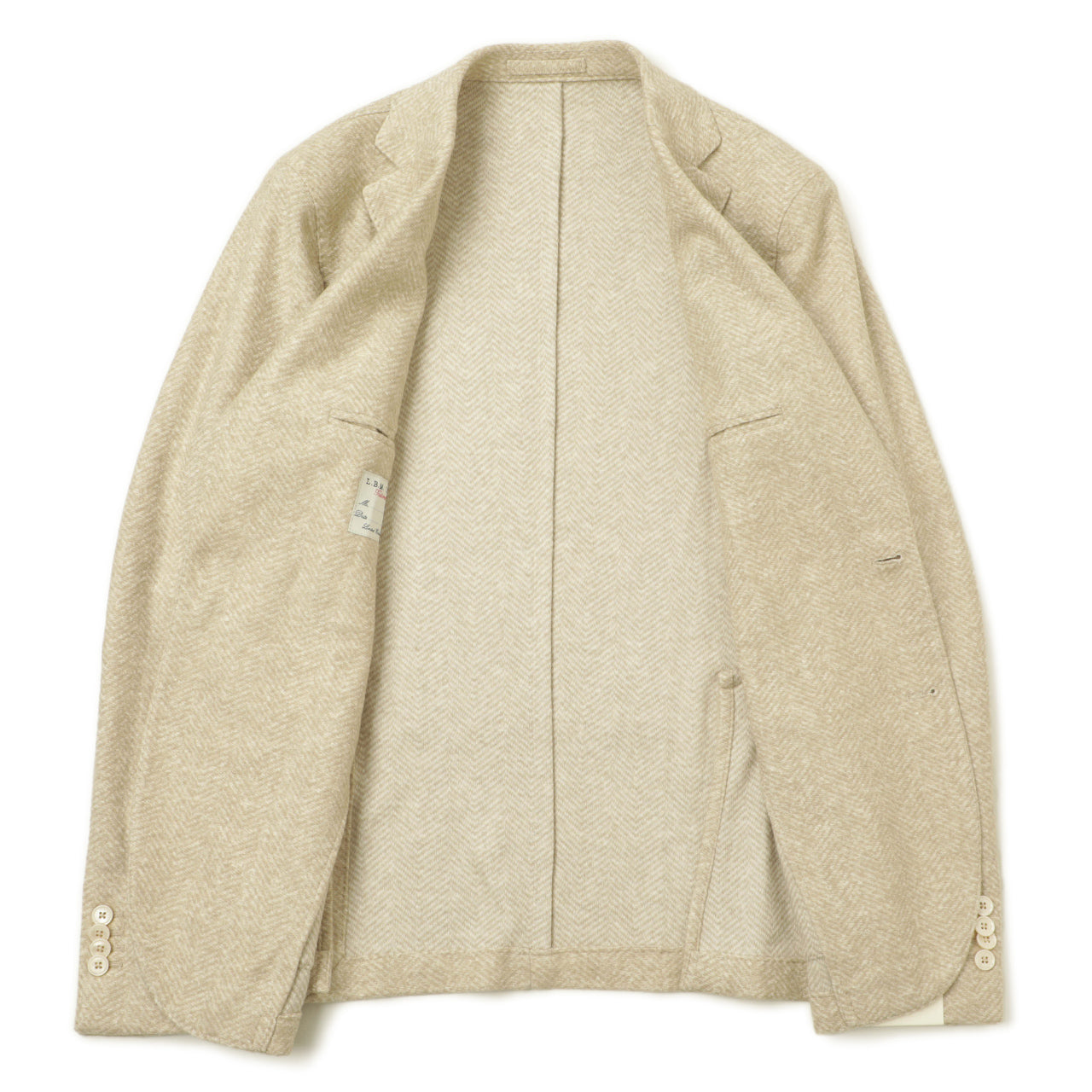 エルビーエム 1911 /  コットン アクリル ポリエステル ウール  2B ジャケット / 2811-45713 / 191-2420609 / 19 ベージュ