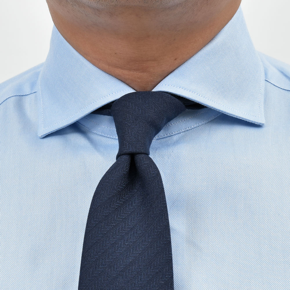 BARBA（バルバ） 406 コットンピンオックスワイドカラーシャツ 489-21455