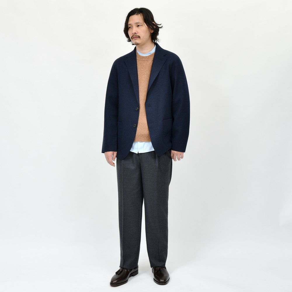 garoh（ガロウ） garoh jacket02 ウールカシミアフランネル2Bジャケット