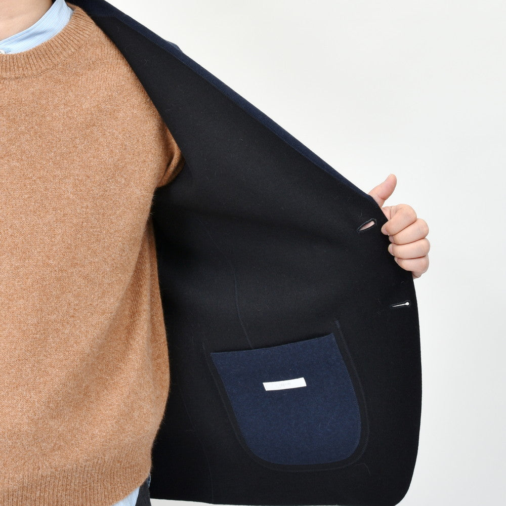 garoh（ガロウ） garoh jacket02 ウールカシミアフランネル2Bジャケット