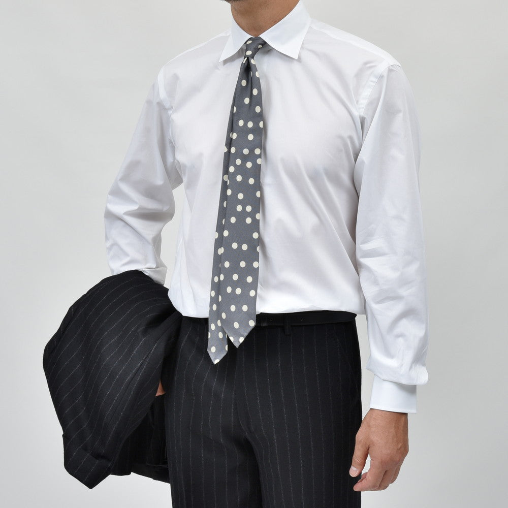 garoh（ガロウ） tie001 シルクツイルランダムドットセッテピエゲタイ