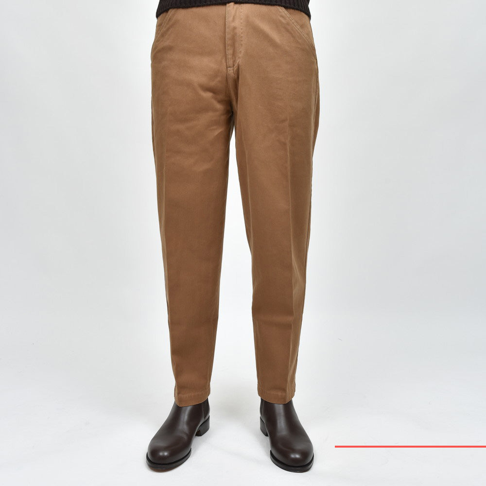 INCOTEX SLACKS（インコテックス スラックス） CARROTO FIT コットンヘリンボーンキャロットテーパードクロップドパンツ 10S198-20210/21503