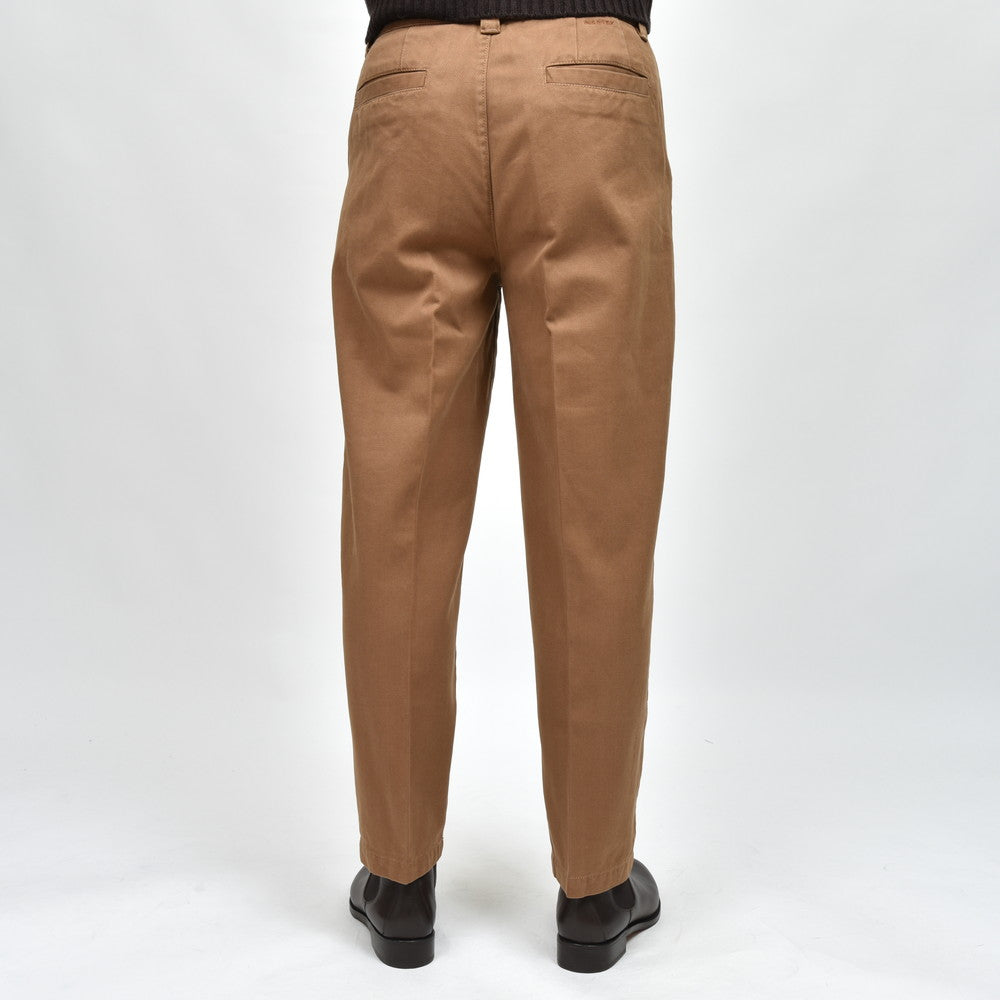 INCOTEX SLACKS（インコテックス スラックス） CARROTO FIT コットンヘリンボーンキャロットテーパードクロップドパンツ 10S198-20210/21503
