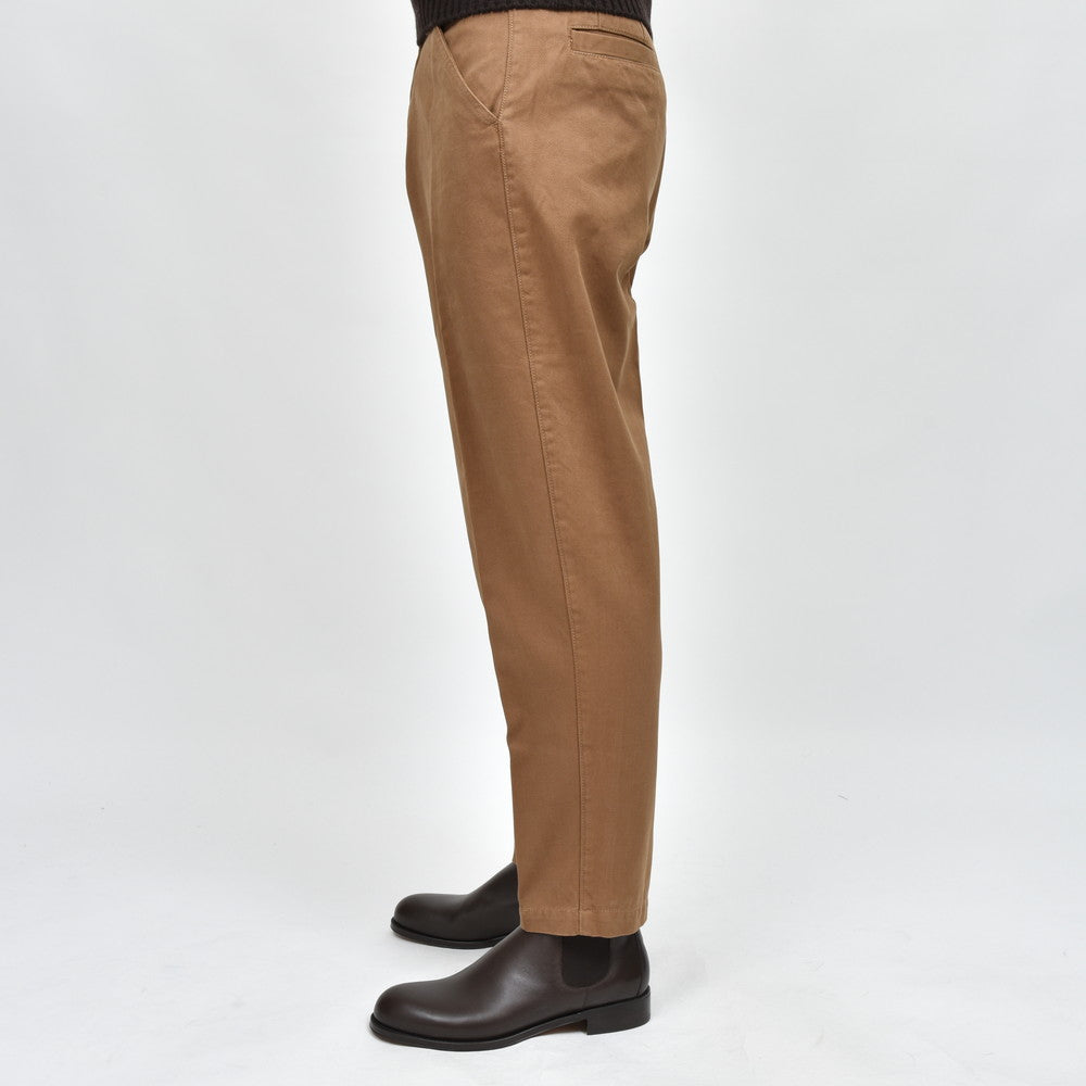 INCOTEX SLACKS（インコテックス スラックス） CARROTO FIT コットンヘリンボーンキャロットテーパードクロップドパンツ 10S198-20210/21503
