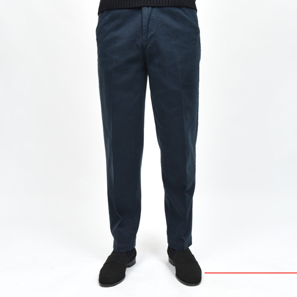 INCOTEX SLACKS（インコテックス スラックス） CARROTO FIT コットンヘリンボーンキャロットテーパードクロップドパンツ 10S198-20210/21503