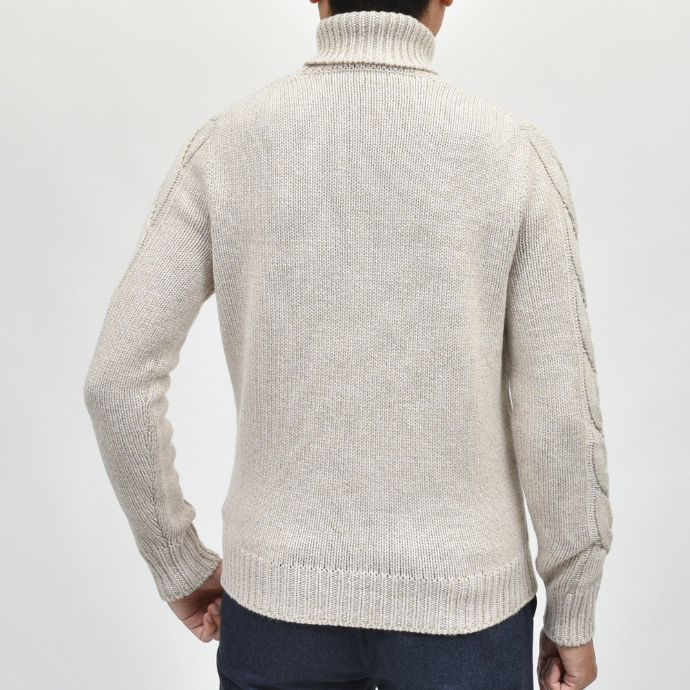 ZANONE（ザノーネ） ミドルゲージウールケーブルタートルネックニット DV/SLIM FIT/810105/ZN252/25440