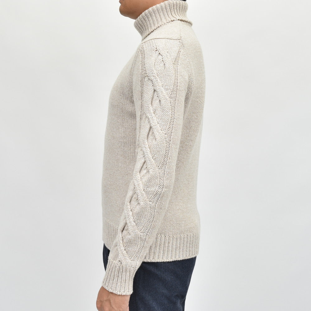 ZANONE（ザノーネ） ミドルゲージウールケーブルタートルネックニット DV/SLIM FIT/810105/ZN252/25440