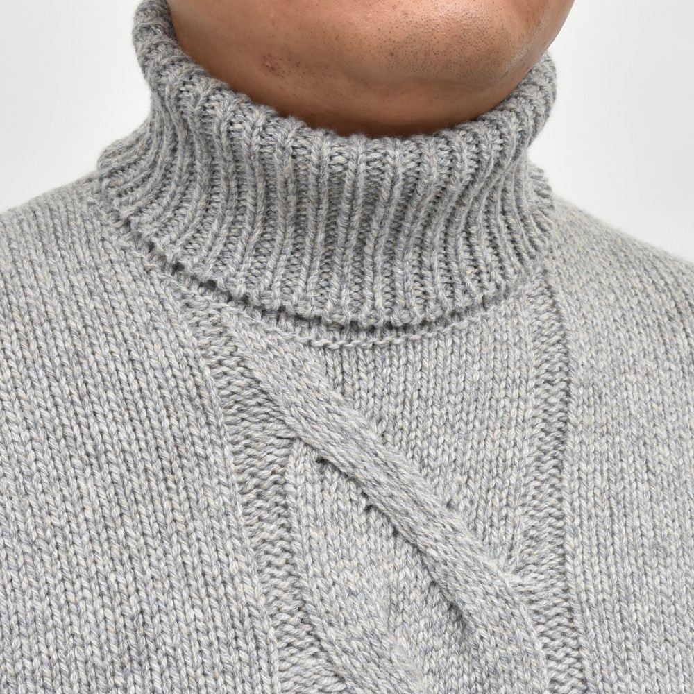 ZANONE（ザノーネ） ミドルゲージウールケーブルタートルネックニット DV/SLIM FIT/810105/ZN252/25440
