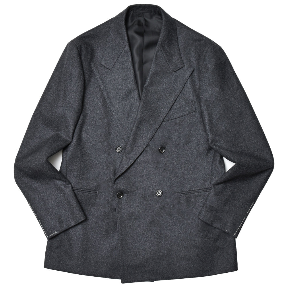 garoh（ガロウ） jacket03 ウールフランネル4Bダブルジャケット