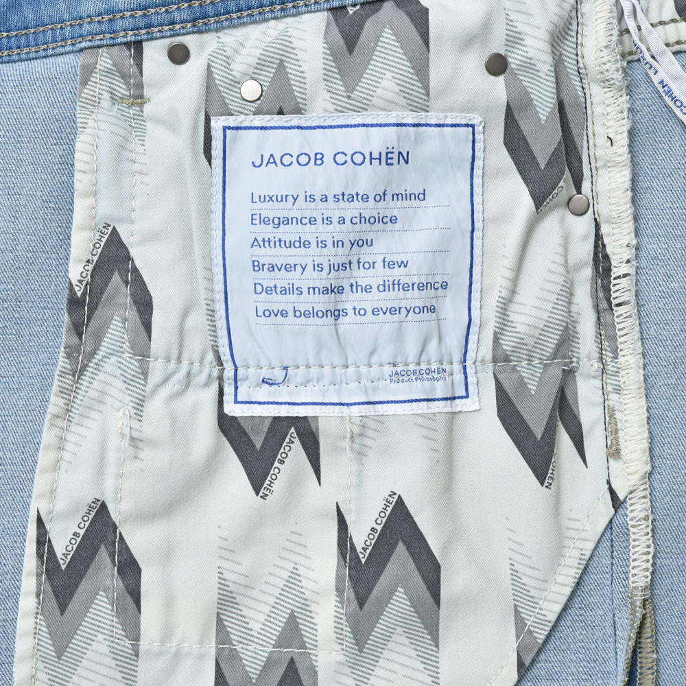 JACOB COHEN（ヤコブコーエン） BARDバード ウォッシュドコットンリヨセルスリムテーパードデニム 226-22171