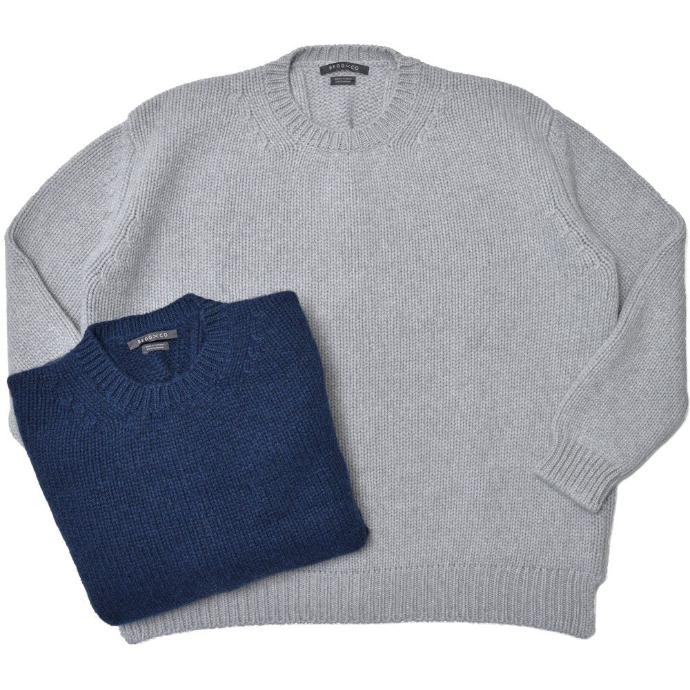 BEGG X CO（ベグ アンド コー） WILLOWウィロー ローゲージカシミアクルーネックニット