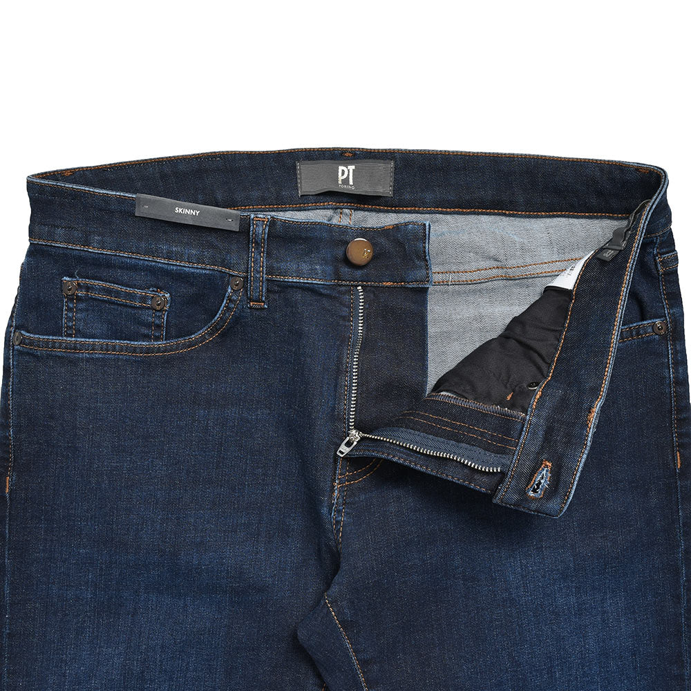 PT TORINO DENIM ピーティートリノデニム コットンポリエステル ストレッチ ウォッシュド デニムパンツ ROCK/SKINNY FIT/OA3010