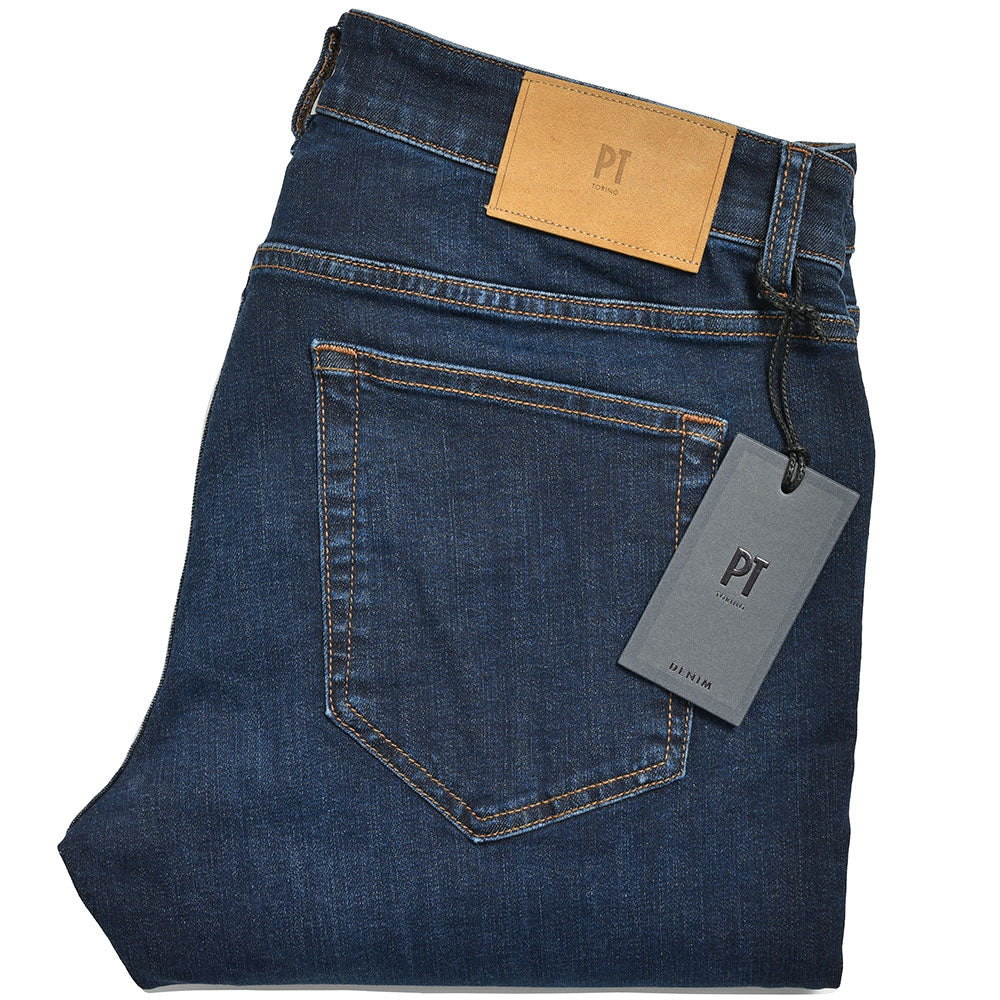 PT TORINO DENIM ピーティートリノデニム コットンポリエステル ストレッチ ウォッシュド デニムパンツ ROCK/SKINNY FIT/OA3010