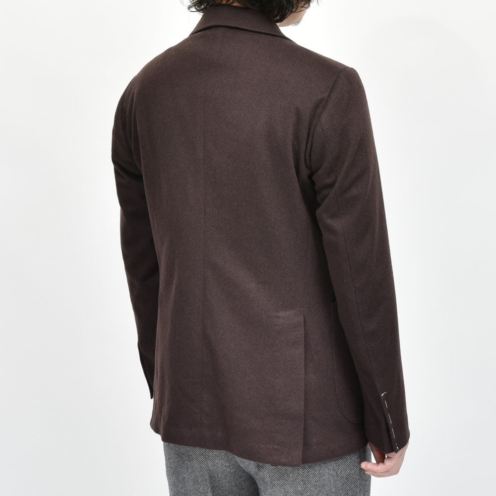 garoh（ガロウ） jacket04 カシミアサキソニー2Bジャケット(ピークドラペル)