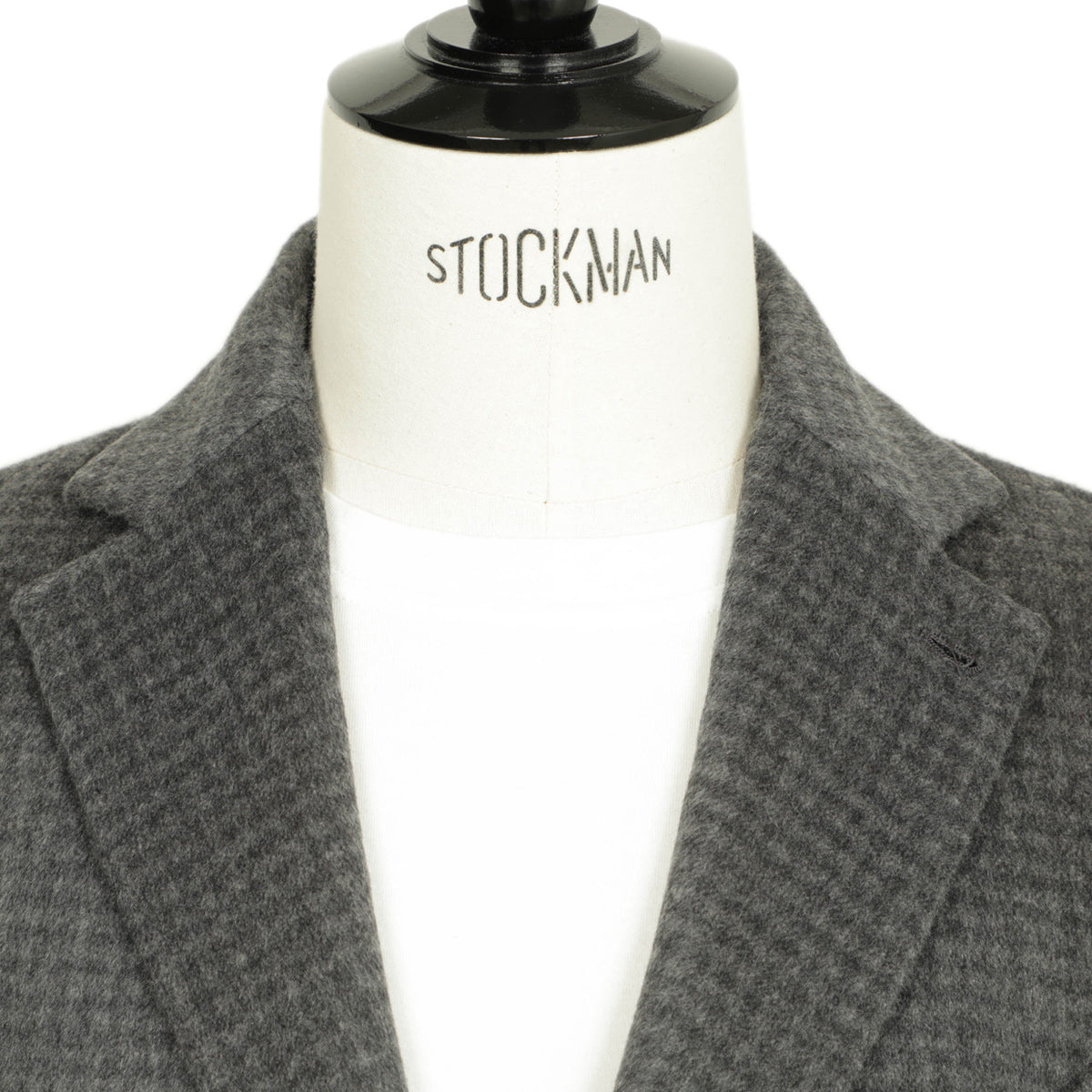 フィンジャック / カシミヤ チェック 2Bジャケット/SGCS 24PTXCRI025 GRAY CHARCOAL グレー
