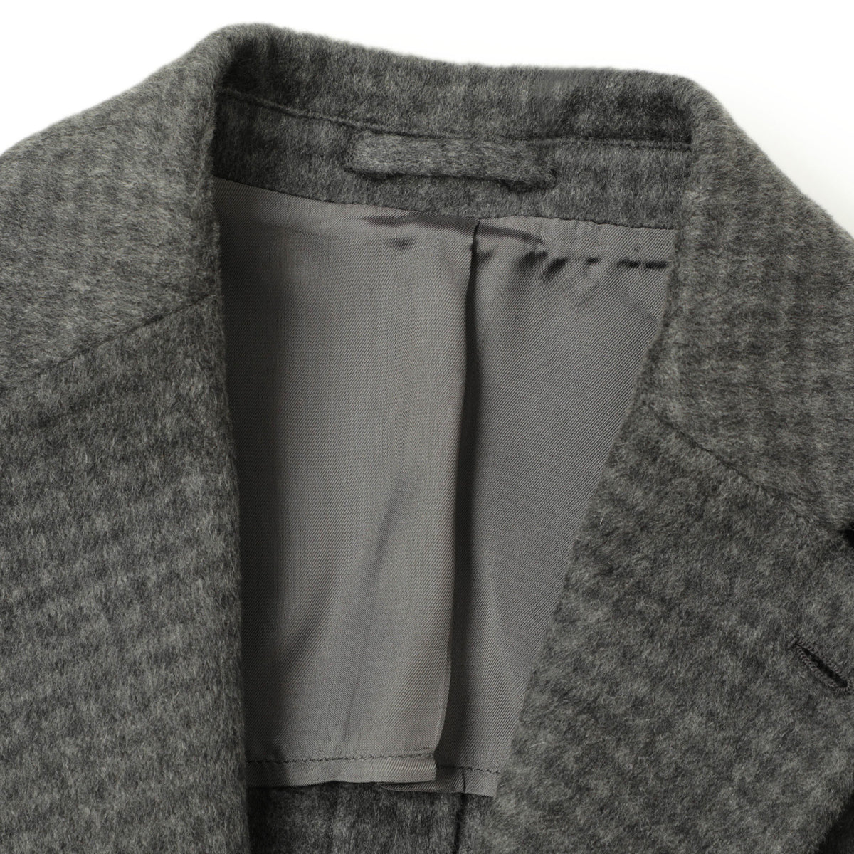 フィンジャック / カシミヤ チェック 2Bジャケット/SGCS 24PTXCRI025 GRAY CHARCOAL グレー