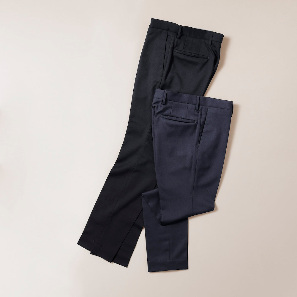 インコテックス / 【限定販売モデル】ノープリーツ テクノフランネル パンツ/TIGHT FIT/TS0851 4536B