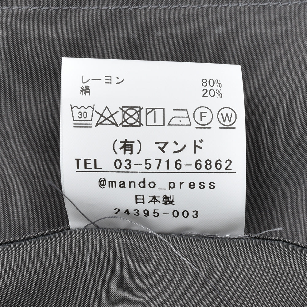 mando（マンド） レーヨンシルクカバーオール 24395-003