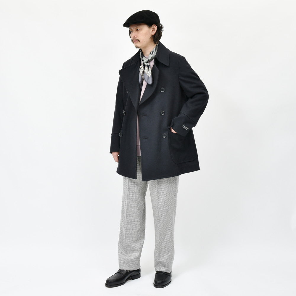 garoh（ガロウ） coat01 ウールライトメルトンピーコート