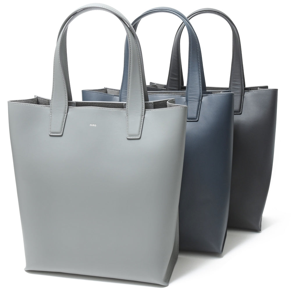 FARO（ファーロ） スムースレザートートバッグ Calma Tote Tall/F2311B103