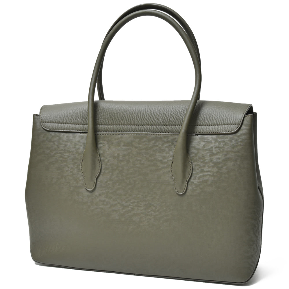 FARO（ファーロ） エンボスカーフフラップトートバッグ Cartello Flap Tote/F2311B181
