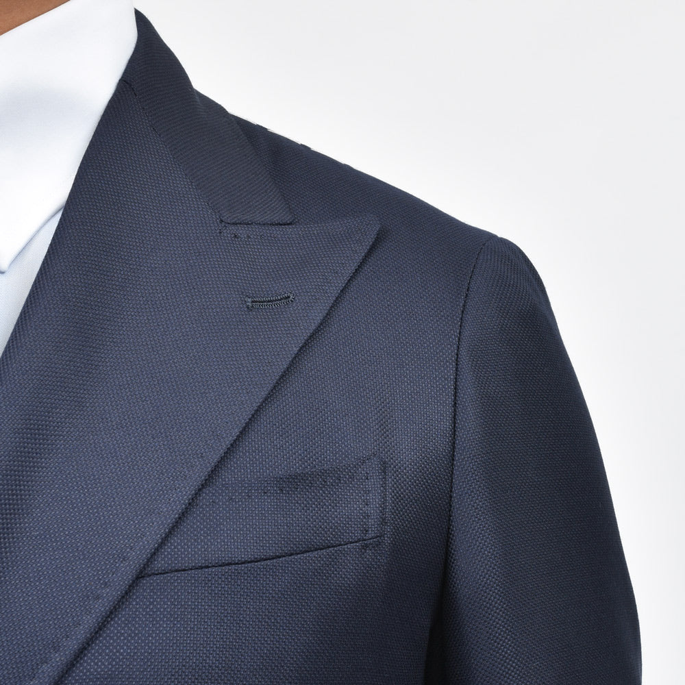 guji（グジ） SUPER130'sウールホップサックソリッド6Bダブルジャケット GUJ-03F (MADE BY RING JACKET / LoroPianaファブリック使用)【オールシ
