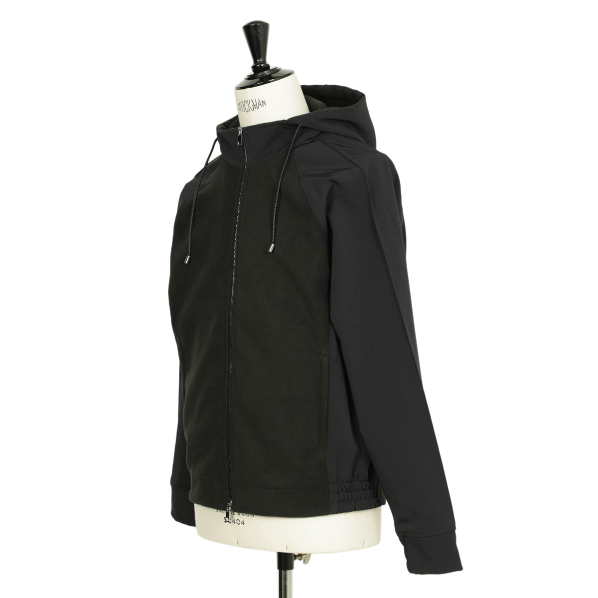 ジャブスアルキヴィオ / PUCCI  / フーデット フリース ストレッチ ジップアップ パーカー / A5764 / 90 ブラック
