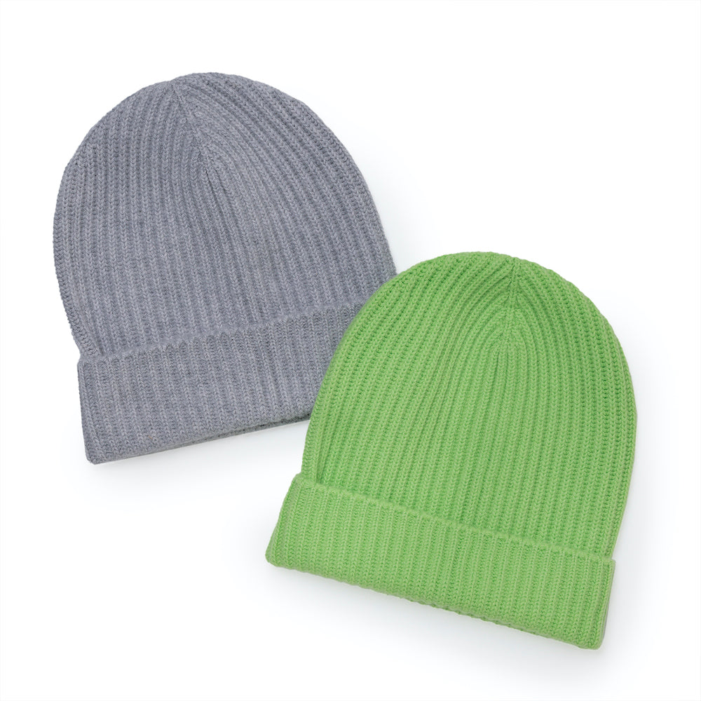 ベグ アンド コー / カシミア リブニットキャップ/House Beanie
