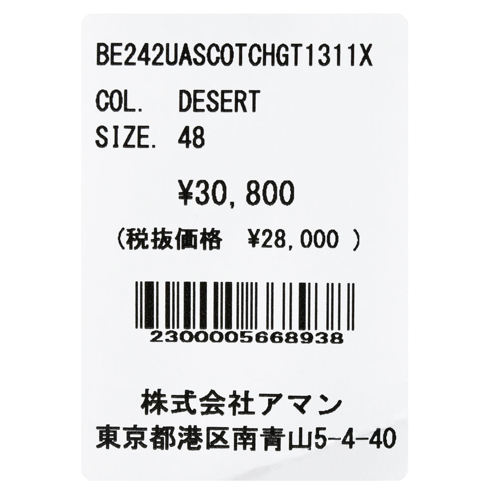 BERWICH（ベルウィッチ） SCOTCHスコッチ ストレッチコットンピーチギャバジン2インプリーツクロップドパンツ GT1311X